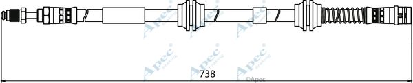 APEC BRAKING Тормозной шланг HOS3948